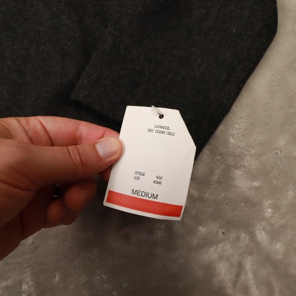 Vintage Ilyse Hart Ltd. Grey Wool Blazer Jacket Womens size Medium Deadstock NWT - Picture 7 of 14